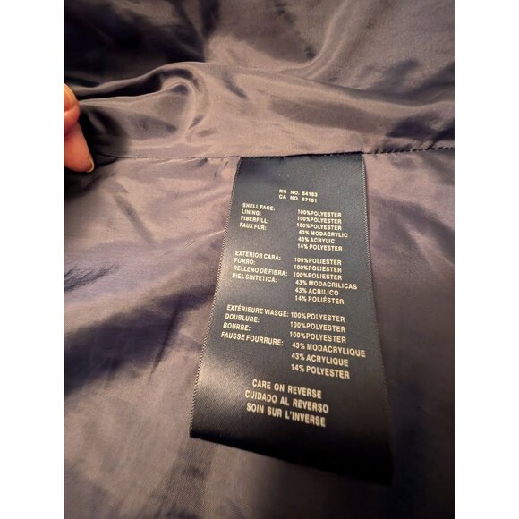 Tommy Hilfiger Womens Quilted Puffer Jacket With Hood Size S White Nylon Blend - Picture 9 of 16